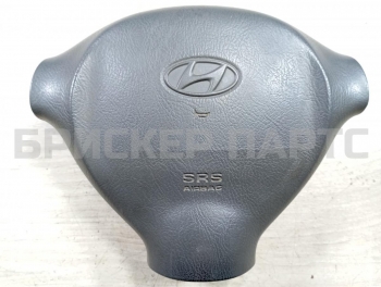 Подушка безопасности (Airbag) водительская на Хендай Санта Фе 1 поколение (SM) 5690026001GK
