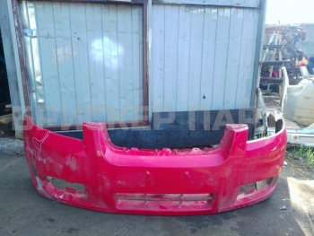 Бампер передний на Шевроле Авео 1 поколение T250 96648503