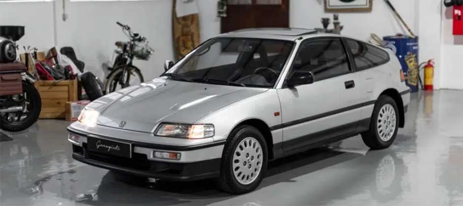 В Португалии продается новая Honda CRX 1990 года выпуска