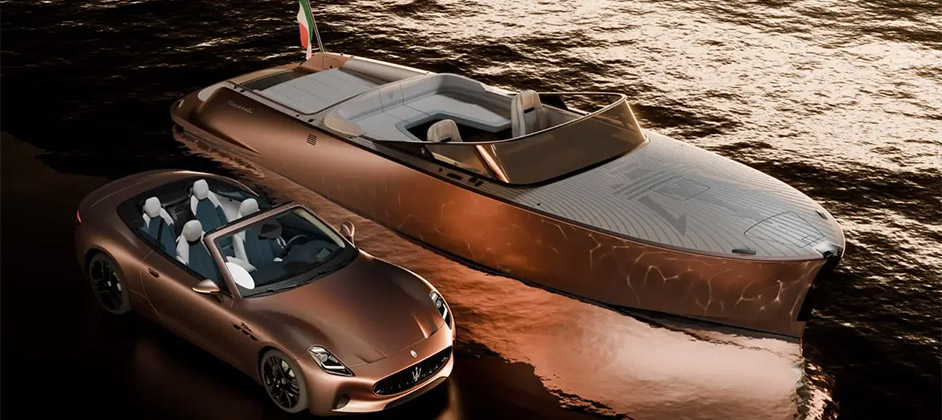 Автомобильная роскошь на воде: встречайте новый Maserati Tridente
